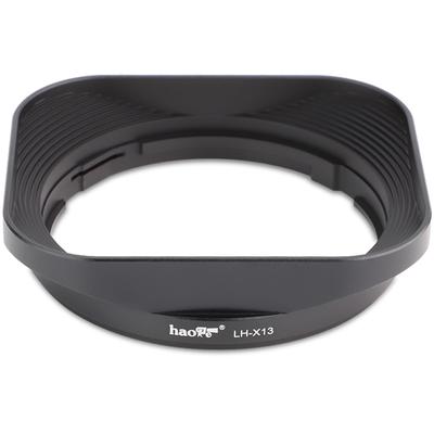 Haoge Bayonet Square Metal Lens Hood for Fujifilm Fujifilm Fujinon XF 14mm R XF R LM OIS Lens LH-X13 F2.8 18-55mm F2.8-4.0 X-Pro2 X-Pro1 X-T2 X-T1