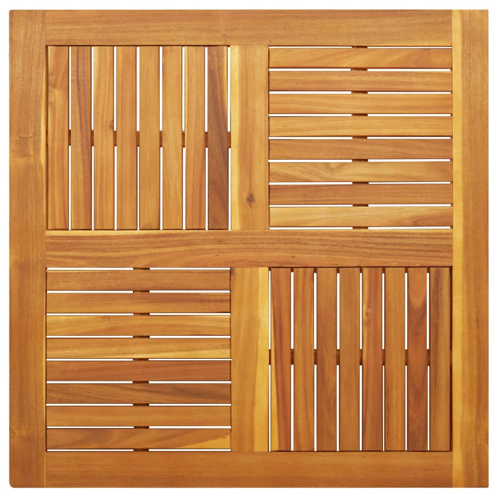 Vidaxl Blat Do Stołu, 90X90X2,2 Cm, Kwadratowy, Lite Drewno Akacjowe
