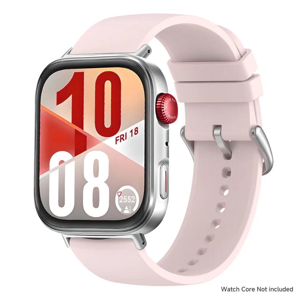 Silikonarmband för Huawei Watch Fit4/4 Pro Armband Smartklocka Ersättningsarmband för Huawei Watch Fit3/2/1 Ersättning