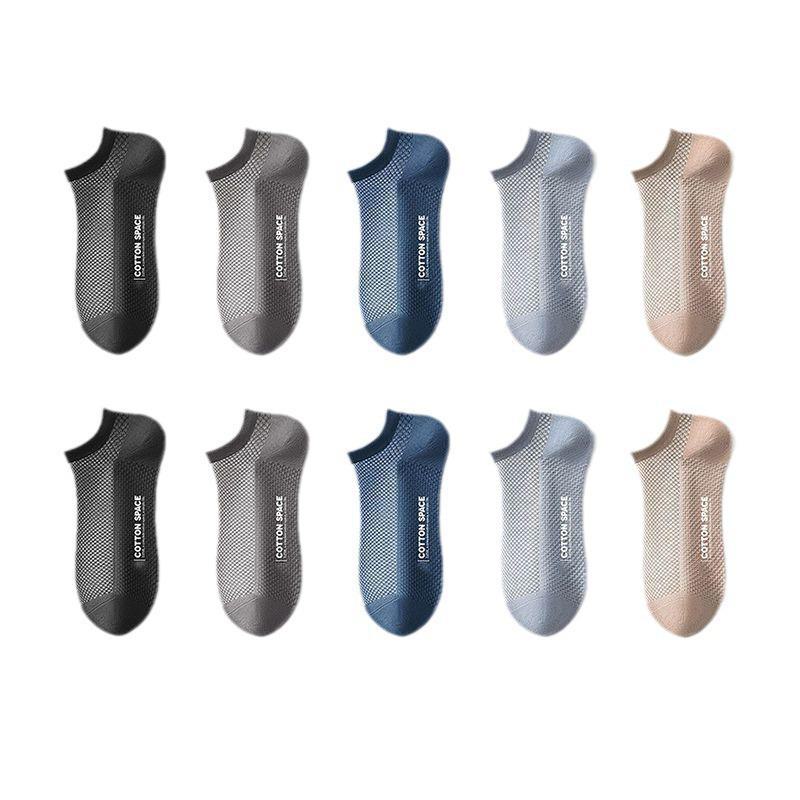 Men's Summer Breathable Mesh Anti-Sweat Deodorant Socks