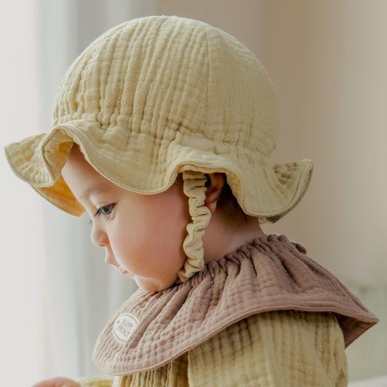 Happy Prince Happy Bebe Double Gauze Sun Hat (3 Colors)