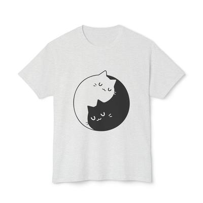 Katze Yin und Yang T-Shirt