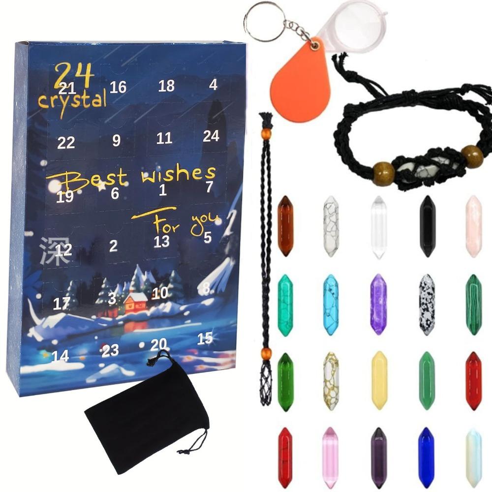 New Design Stone Collector Crystals Advent Calendar Minerals Stone Christmas Advent Calendar Rocks Christmas Gift for