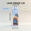 1PC Crown Bohemian Girl Portrait Print 750ml Color Plastic Sports Water Bottle Leakproof Flip Straw Lid Suitable for Sports Office Home Use