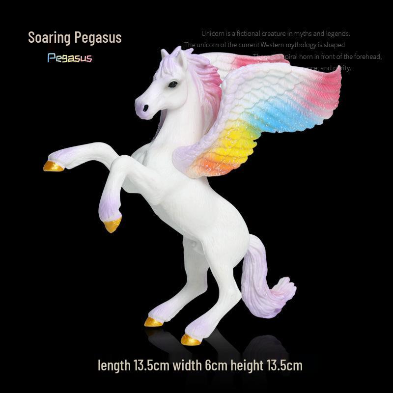 Mysterious Elf Pegasus Mythical Beast Model - Home Decoration Ornament & Gift