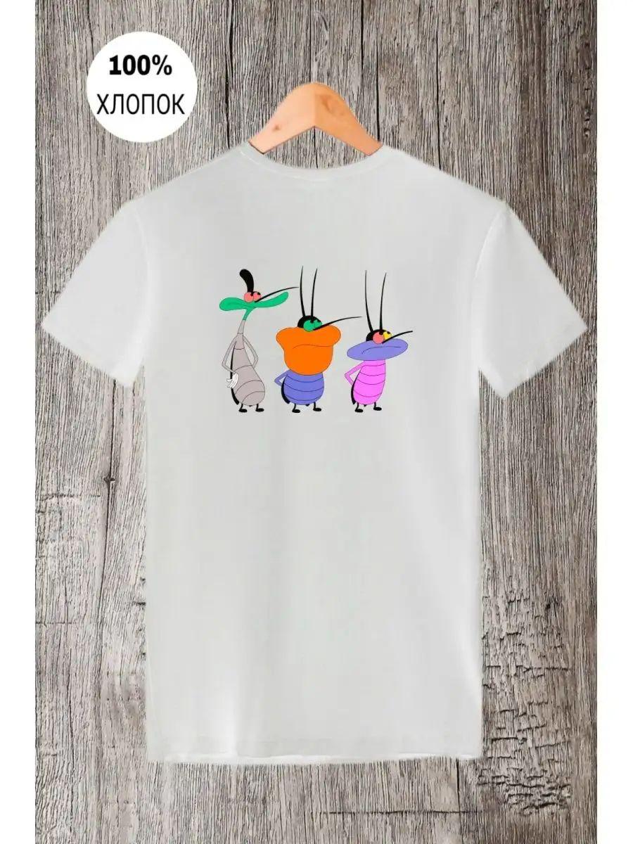 

Oggy and the Cockroaches print T-shirt 4XL
