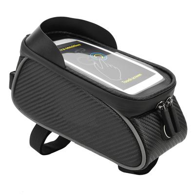 Bike Bag Outdoor Mobile Phone Front Beam Waterproof Pipe Bag Cycling Saddle Polyester
