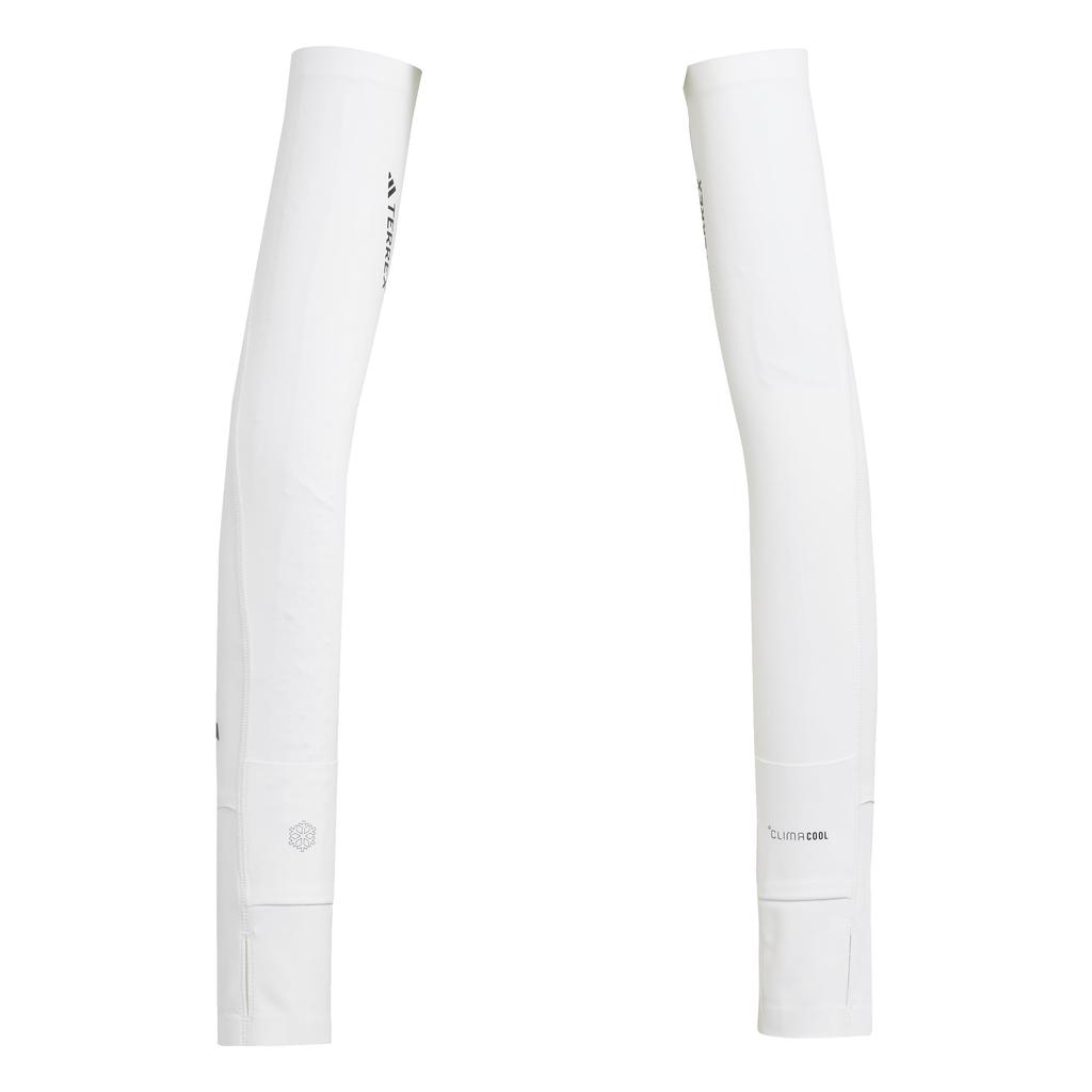 Adidas Running Arm Covers Terrex ClimaCool Trail Running Arm Sleeves KPD29 L Men's White/Black (JN9439)