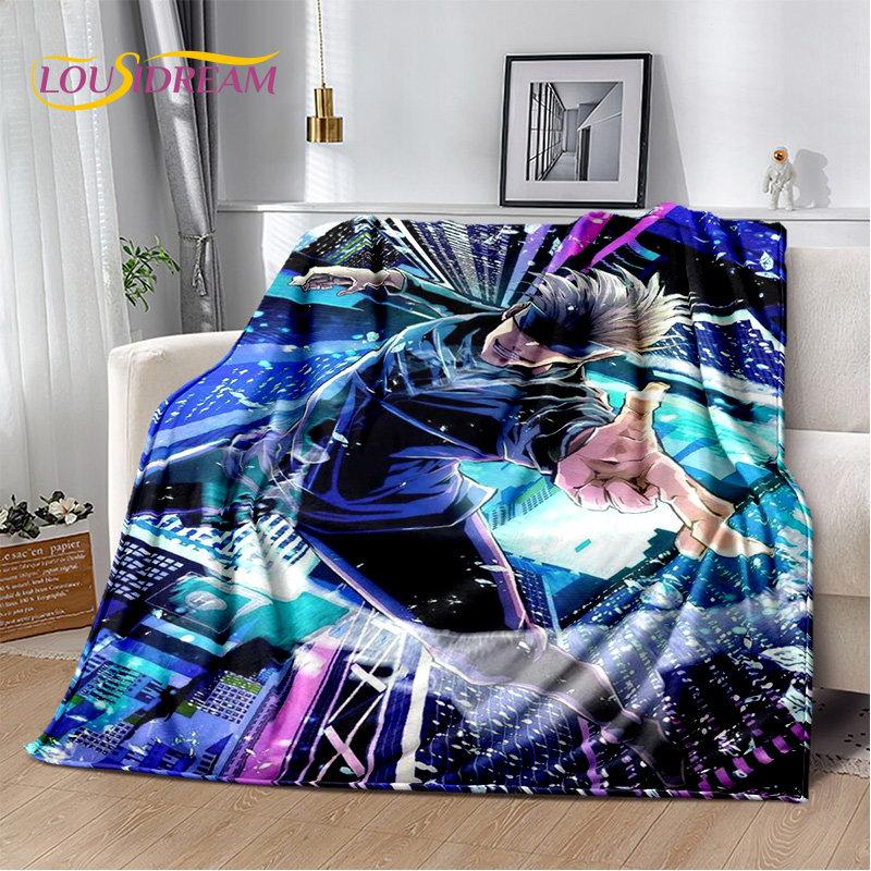Jujutsu Kaisen Anime Cartoon Soft Plush Blanket,Flannel Blanket Throw Blanket for Living Room Bedroom Bed Sofa Picnic Cover Kids