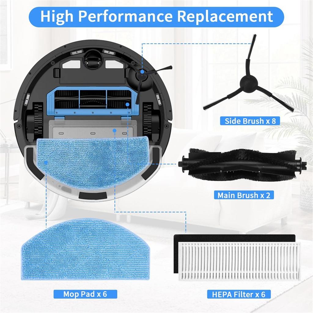 New Accessory Set for G8000/G8000 Pro, for G20/G20 Pro, for 3 Robot Vacuum Cleaner