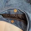 Women's Bag Shoulder Bag Underarm Bag Commuter Denim Bag