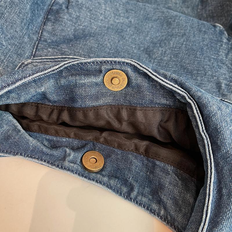 Women's Bag Shoulder Bag Underarm Bag Commuter Denim Bag