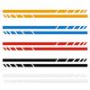 2PCS Stripes Sticker Rearview Mirror Decal For Mercedes Benz A B C E CLA S V R ML AMG W176 C117 W205 W204 W213 W212 C253 Decal