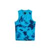 Breathable Sport Tie-Dye Loose Sleeveless Vest With Brand Logo Men Tops Blue DZ0568-446