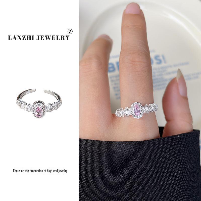 Lan Zhi Korean Dongdaemun Luxury 925 Silver Non-Fading Women's Ring