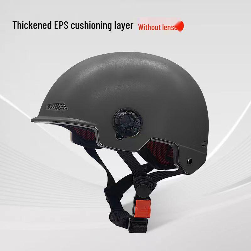 

3C Certified Unisex Cute Strawberry Bear Helmet - Summer Sun Protection for Electric Scooters & Motorcycles