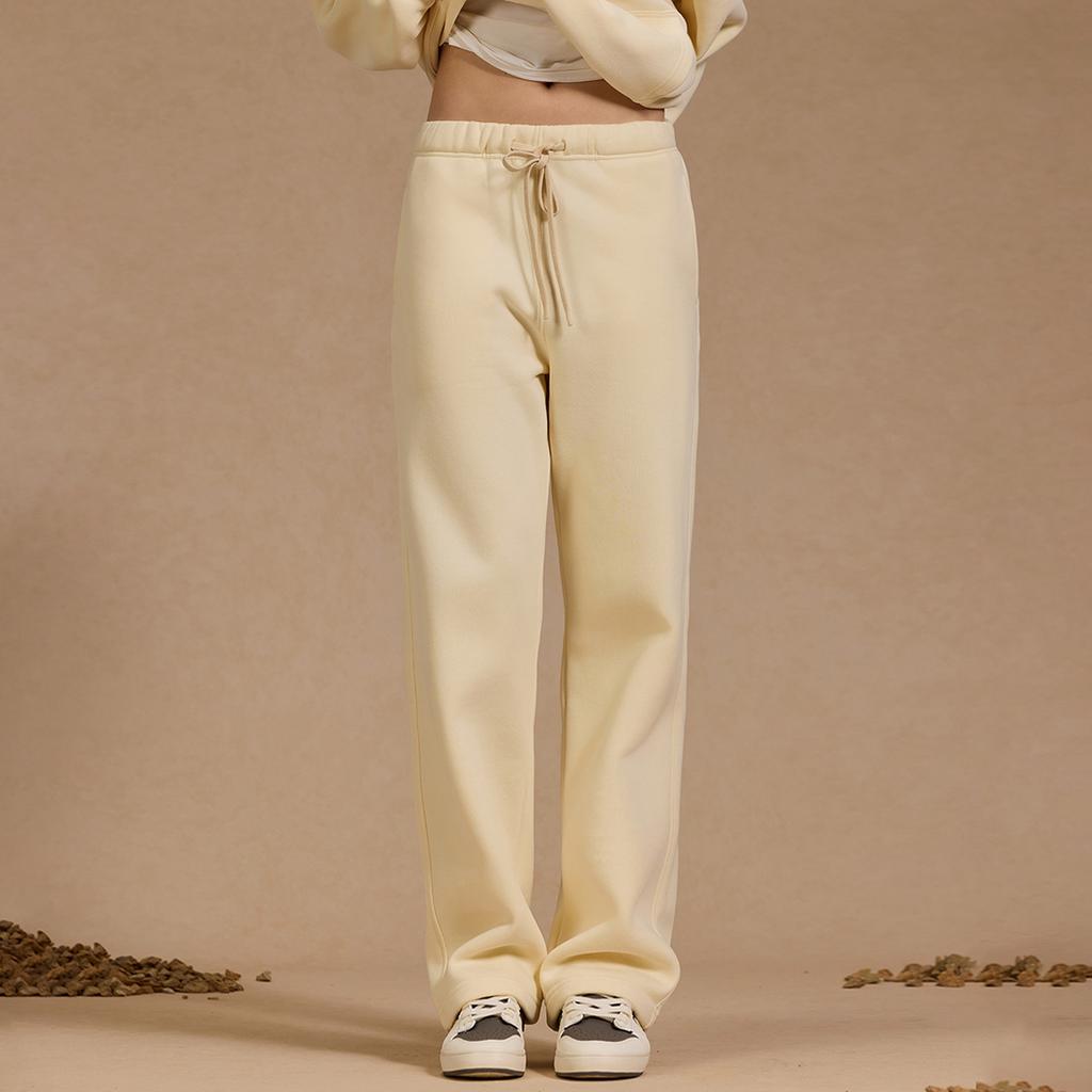 Men's Fleece Sweatpants Long Pants Drawstring Joggers with Hooded Sweatshirt Casual Athletic Set