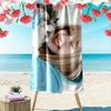 LISA Print Beach Towel, Large Soft Quick Dry Towel for Beach Camping Swimming