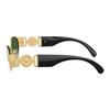Versace Vintage Fashion Logo Oval Sunglasses Unisex sunglasses Black 0VE2299-100271