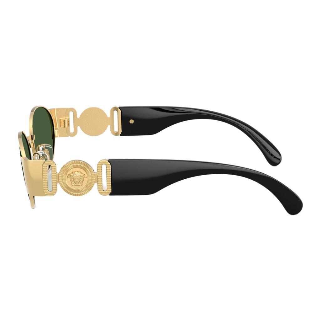 Versace Vintage Fashion Logo Oval Sunglasses Unisex sunglasses Black 0VE2299-100271