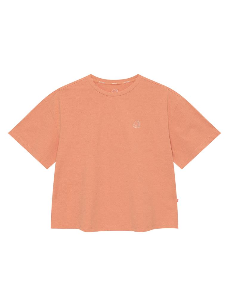 NORDISK Lnt Sorona Graphic Crop Short Sleeve T-Shirt - W_Coral