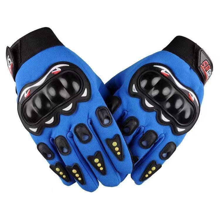 

Men s Non-Slip Wear-Resistant Full-Finger Motorcycle Racing Gloves with Protective Shell One Size