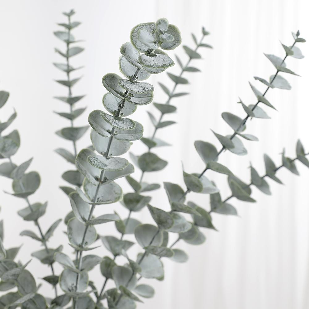 1Pcs Eucalyptus Stems Artificial Eucalyptus Leaves Green Plant Real Touch Flowers for Home Decor Wedding Bouquet Vase Decoration