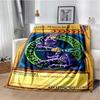 Dark Magician Throws Blanket Super Soft  Mythical Fantasy Kawaii Blanket for Travel Bedding Couch Sofa Bed Blanket Birthday Gift
