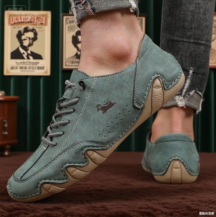 

Ботильоны для мужчин Модная строчка Легкие Удобные Повседневные Ботинки для ходьбы Дышащие Теннисные Ботинки для улицы Вождения 36