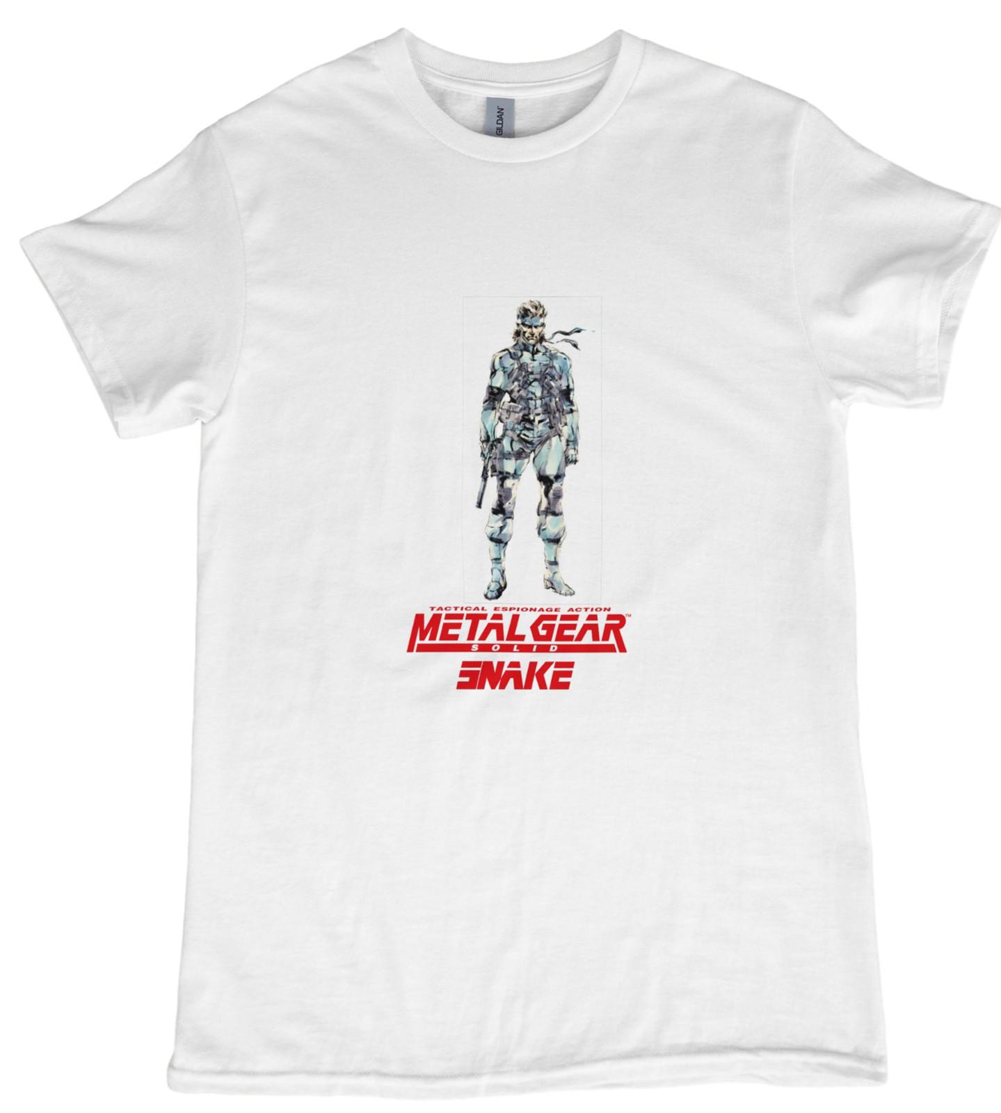 ФУТБОЛКА METAL GEAR SOLID SNAKE Видеоигры Хидео Кодзима Футболка 152 XL