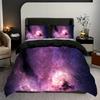 3D Digital Printing Star Bed Three-Piece Printing Polyester Quilt Cover