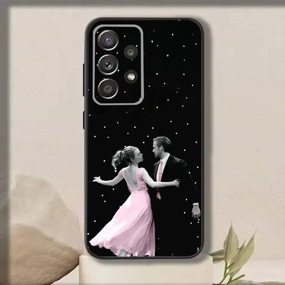 M-Movie L-LaLaLand Phone Case For Samsung S25,S24,S21,S22,S23,S30,Ultra,S20,Plus,Fe,Note,10,9,5G Black Cover