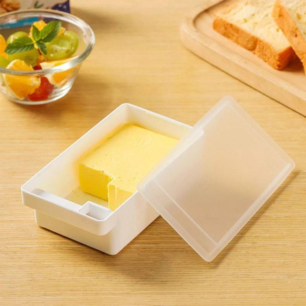 With Lid Butter Cheese Storage Box Large Capacity Butter Cutting Tool Butter Keeper