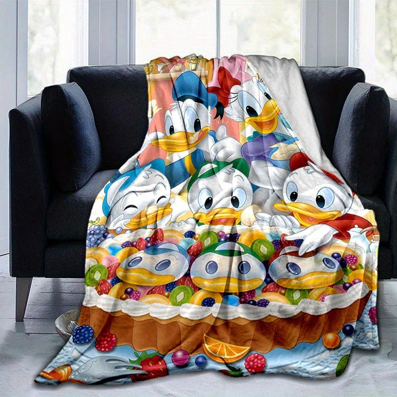 1 pezzo, Paperino (1) Morbida Coperta in Flanella Regalo Perfetto per Camera da Letto, Soggiorno, Viaggio, Campeggio, Auto