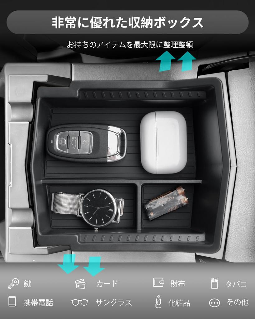 CDEFG Subaru Forester 6th Generation Console Box, Center Console, Accessory Case, ABS Material, Anti-Slip