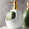 Piccolo Dispenser di Sapone Liquido, Contenitore Liquido in Ceramica Portatile per Viaggi, Igiene, Attività all'Aperto