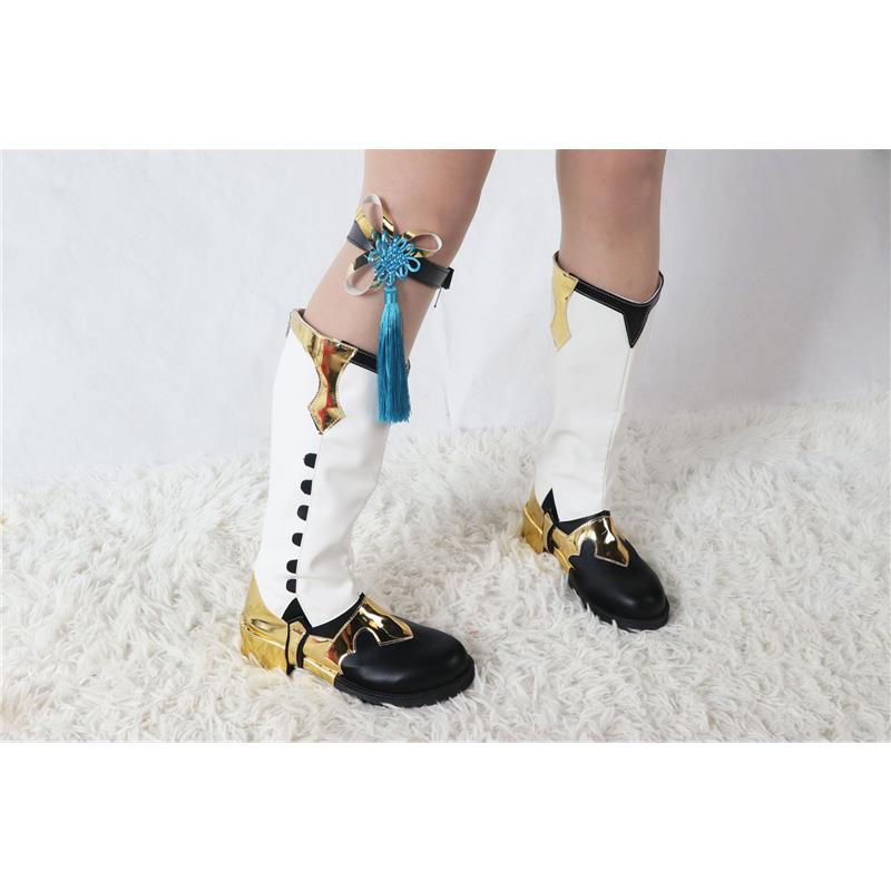 Genshin Impact Game Animation COS Clothes Green Liyue Port Feiyun Merchant Second Young Master Hangqiu COS Set