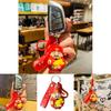 Adorable Cartoon Caishen Keychain Lucky Charm For Car Keys And Bags Perfect New Year Gift