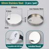 Tampa Decorativa para Parafuso de Dobradiça de Vaso Sanitário 55/60/65mm Tampa para Parafuso de Vaso Sanitário Reparo de Vaso Sanitário