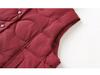 Cozy Mid-Length Padded Waistcoat for Plus Size Moms
