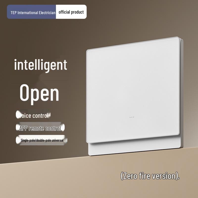 Mijia App-Connected Ultra-Thin Smart Voice Remote Glass Switch Panel with Mesh 2.0 Integration