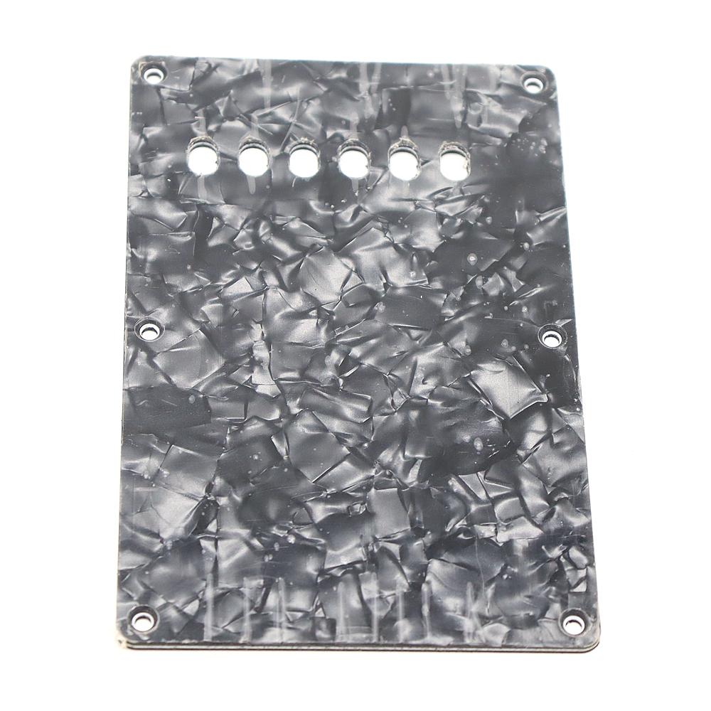 6 Hole Pvc Guitar Back Plate Pickguard Tremolo Backplate For St Modern   Style Electric Guitar Special Offer