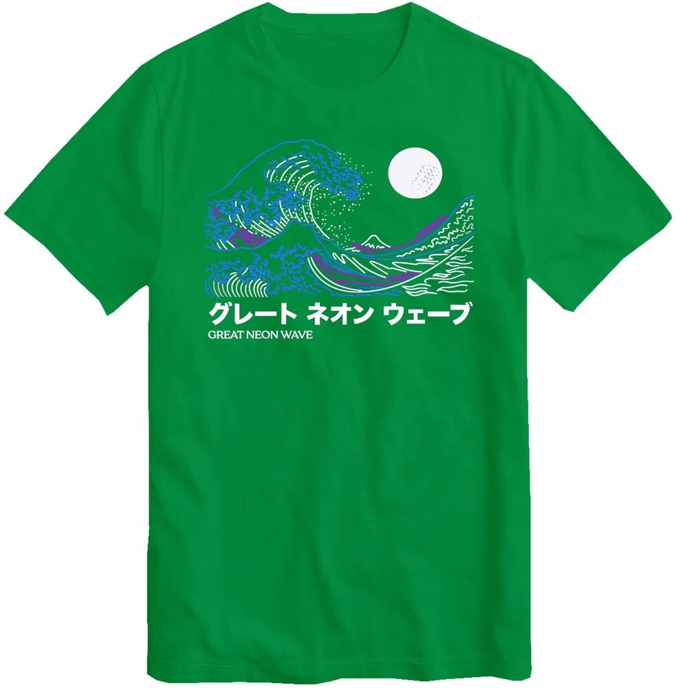 Hokusai The Great Wave TShirt Aesthetic Japanese Kanagawa vaporwave art ocean S