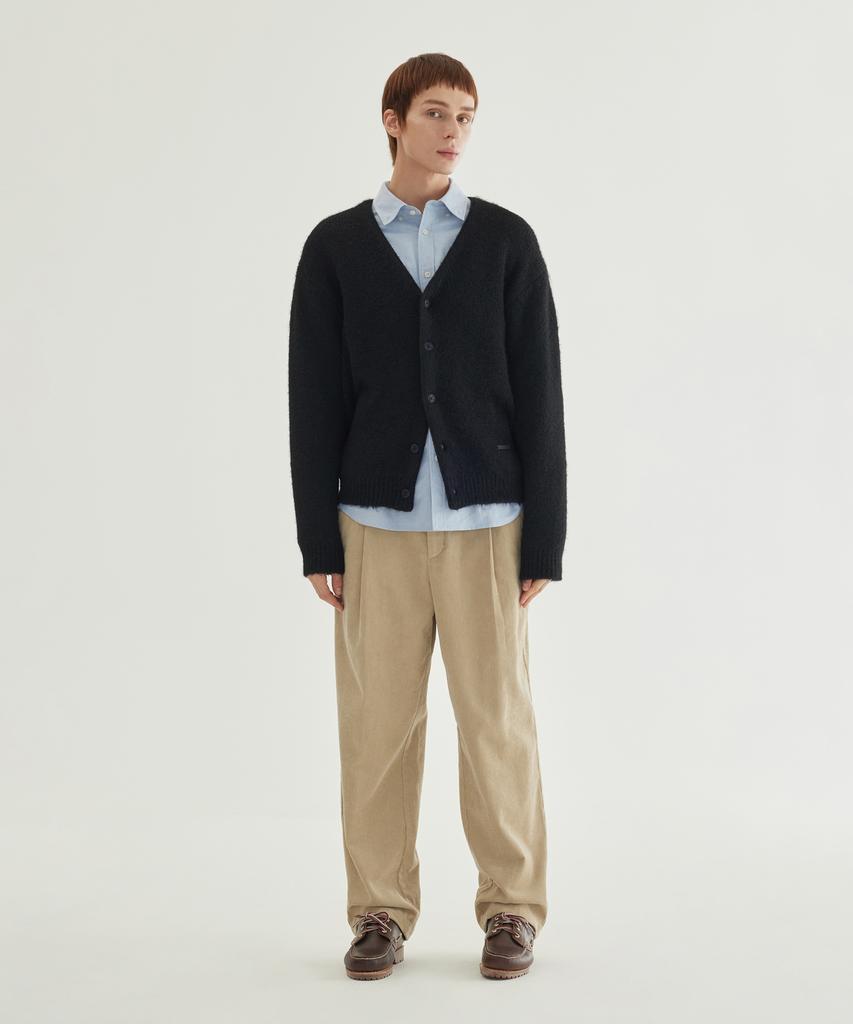 COVERNAT [Easy Pants] Regular Corduroy Pants Beige