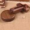 Standing Wooden Crucifix Statue Tabletop Religious Figurine Spiritual Christian Gift for Church Home Office Table Decor