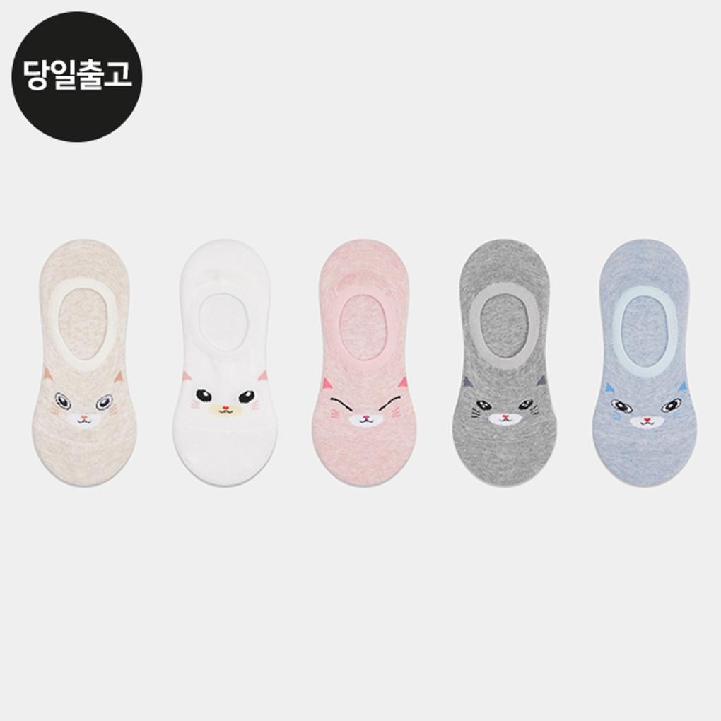 

PG Women s/Students Cat Socks (5 Pairs) Set Daily Fake Socks Character