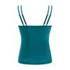 Women Two Piece Swimsuit Tankini Set with Padded Bra Wireless Support Adjustable Straps Swimwear Beachwear for Summer