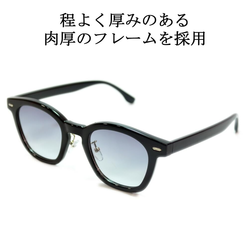 [MERRY PLEASURE] Photochromic Sunglasses, Blue Light Blocking, PC Glasses, Men's & Women's, Fashion Glasses, Wellington Style, Tinted Lenses