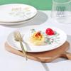 Nordic Style Set of 4 Creative Cartoon Ceramic Dinner Plates