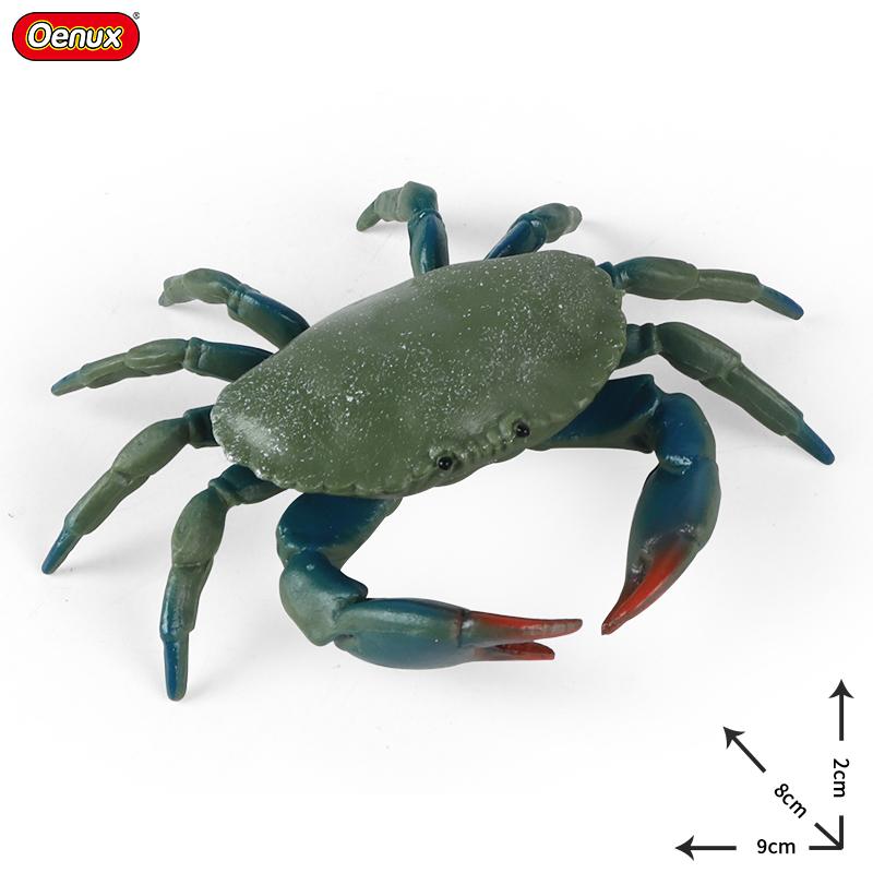 Oenux Ocean Animals Simulation Hermit Crab Nautiloidea Octopus Sea Life Model Figurines Action Figures Collection Kids Toy Gift